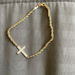 Gold Rope Bracelet 