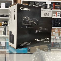 Canon PowerShot G7X Mark III 