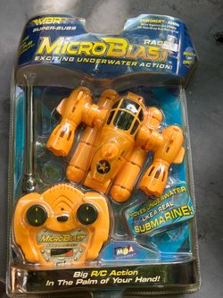 New Sealed Vintage MGA MicroBlast Explorer RC Submarine 49MHz