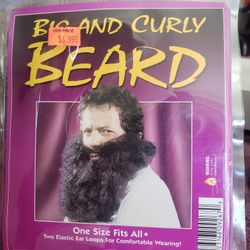 Big And Curly Beard One Size Fits All