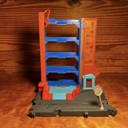 Hot Wheels City Toy Car Track Set, Downtown Car Park
