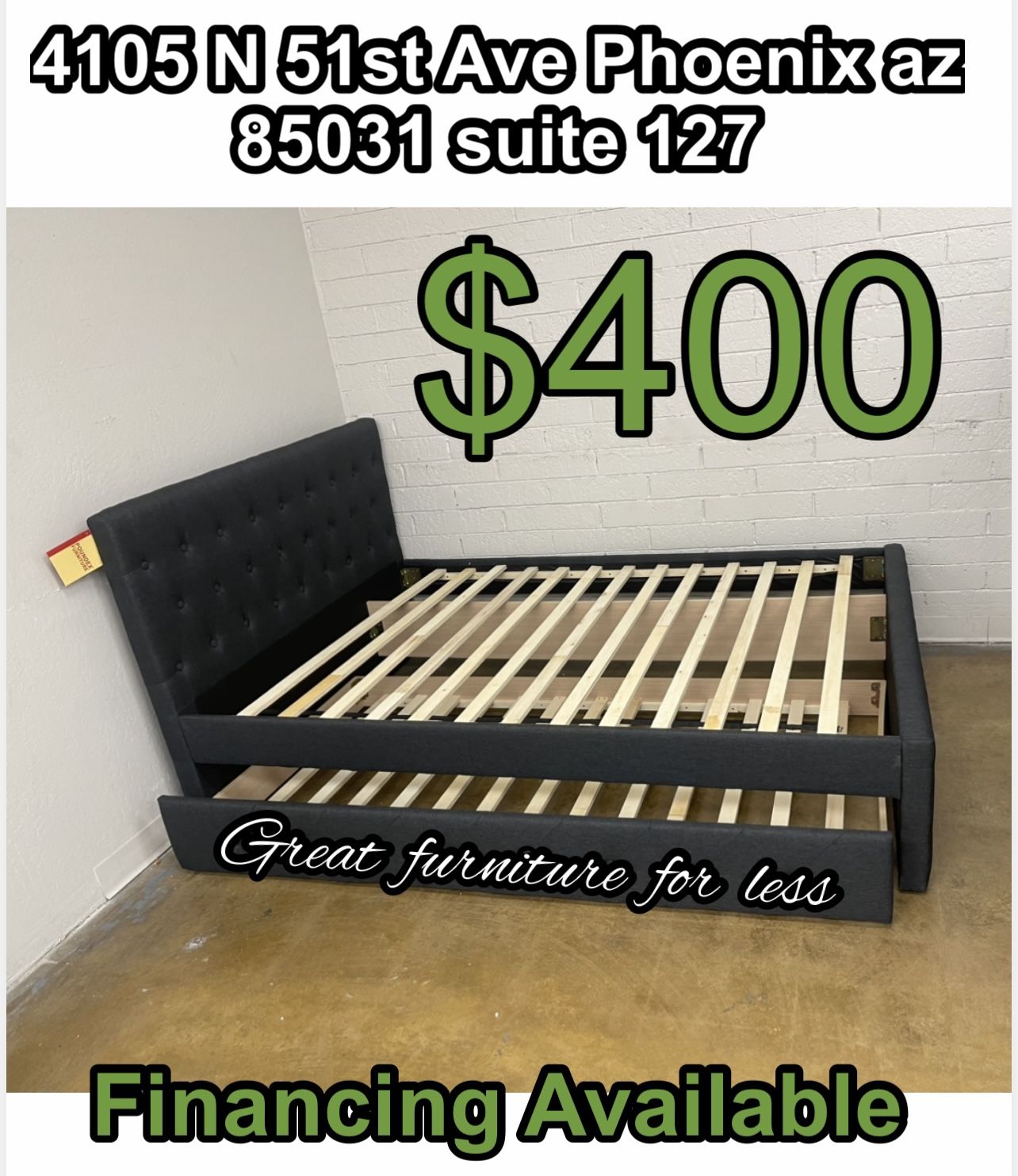 Trundle Bed Twin Over Twin Brand New