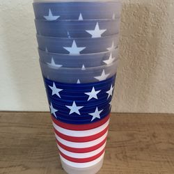 4th Of July Plastic Glasses