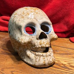 Big Lots Glazed Skull