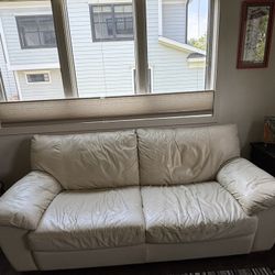 Leather 3 Seat Sofa 