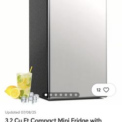 Haier Mini Fridge Stainless 