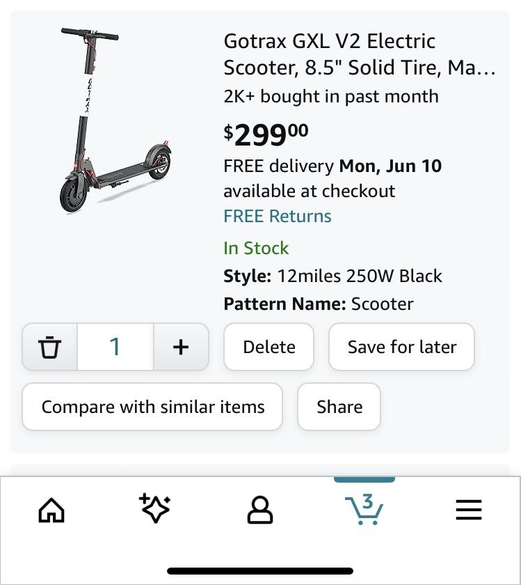 Gotrax Electric scooter