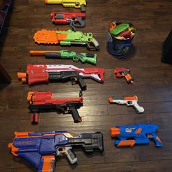 Nerf Guns Price Includes all the guns (All of them work)