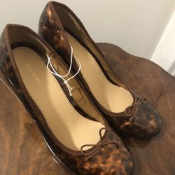 Old Navy Wedge Ballet Tortoise Shoes