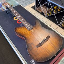 Ibanez FRH20SMN Tobacco Burst Low Gloss Thin-Body Classical Acoustic Electric Guitar