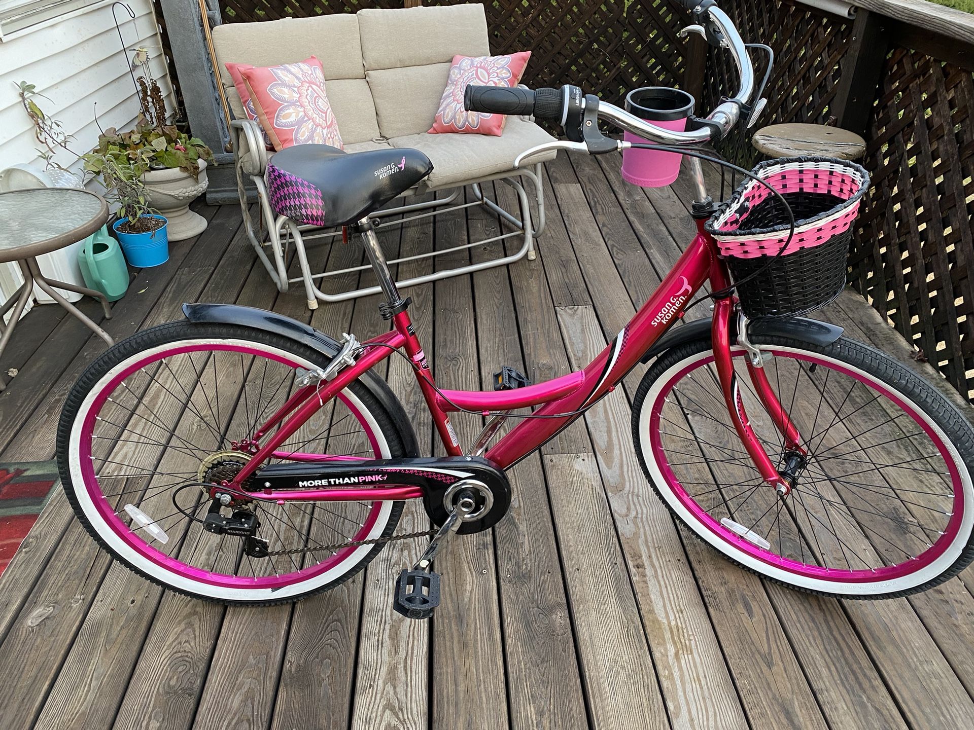 Girls 7 Speed Bike 26”