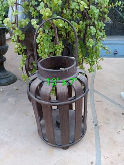Wooden Garden Lantern