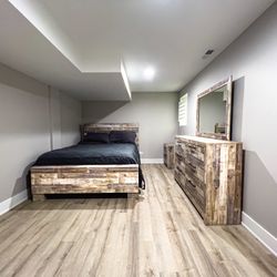 Queen-sized Mattress and Bed Frame 