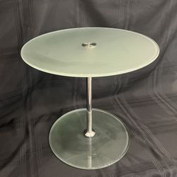 Glass End Table