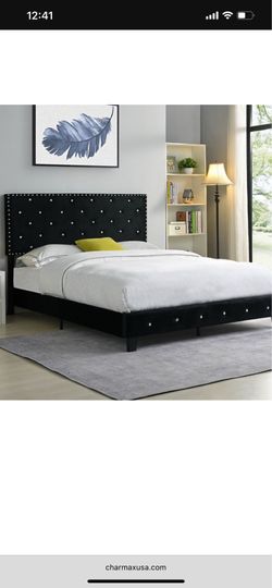 BRAND NEW BLACK QUEEN SIZE BED FRAME WITH  NEW MATTRESS /FAST DELIVERY