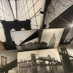 NY wood canvas 8-piece