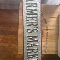 Farmers Market Sign