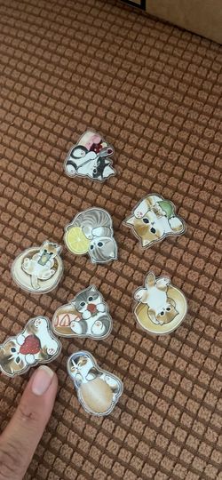 Mofusand Brooches For Bags 