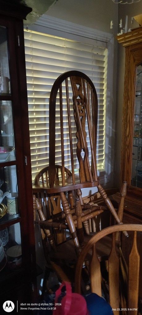 Four Oak Chairs 