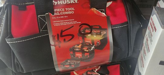 NEW Husky 3-Piece Tool Bag Combo — 12", 15" & 18"** 🧰