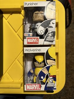 Mighty Muggs Marvel Universe Punisher & Wolverine - $40 For Both