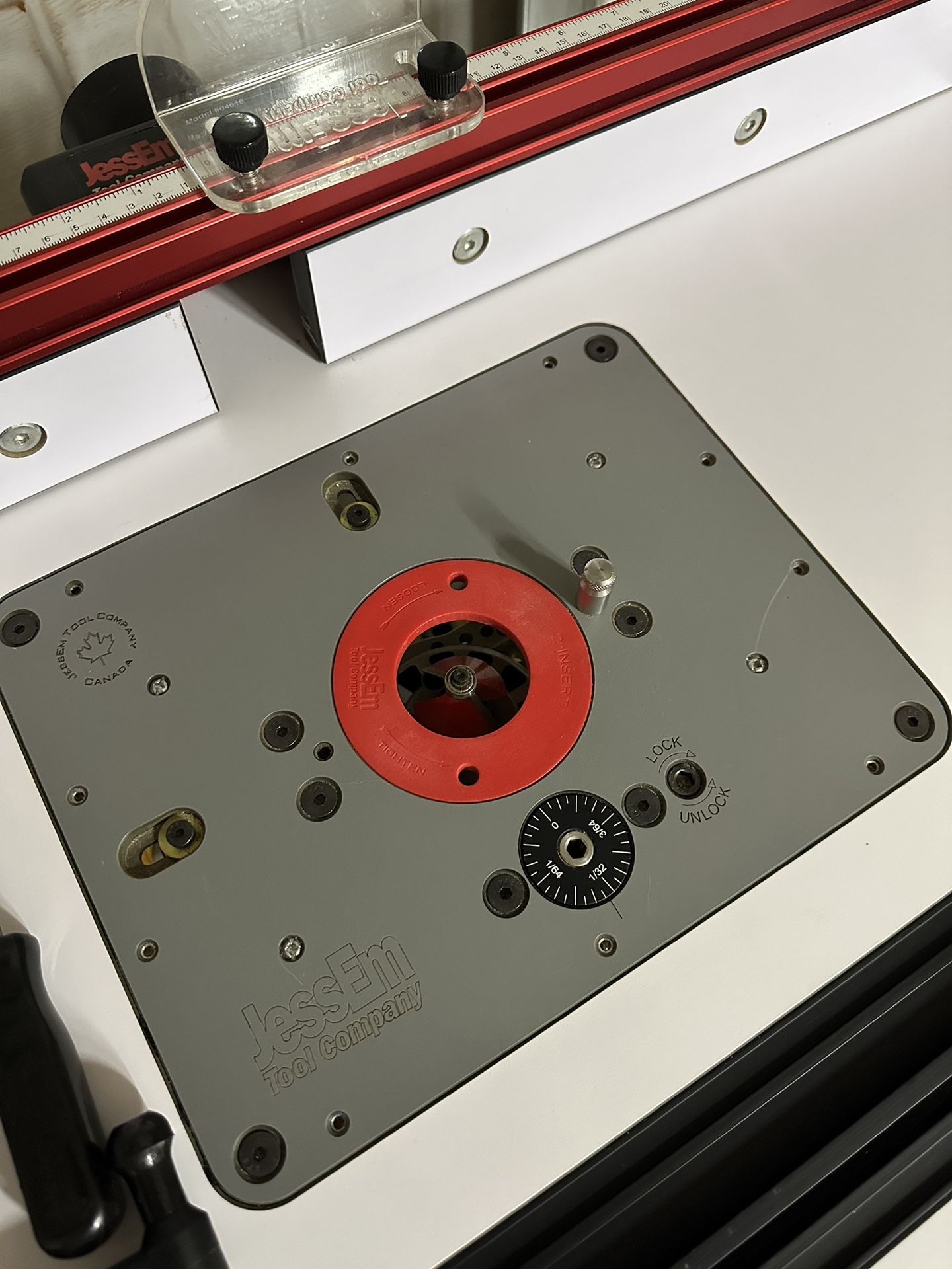 Jessem Router Table And Lift With Dewalt DW618PKB Router Kit. for Sale