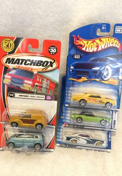 Hot wheels and matchbox cars