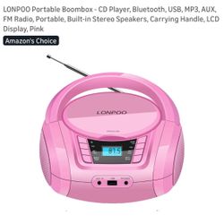 Portable Boom box … Cd Player.. Bluetooth.. USB.. MP3 