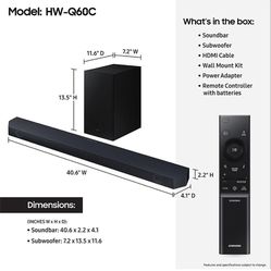 Samsung Soundbar HW-Q60C