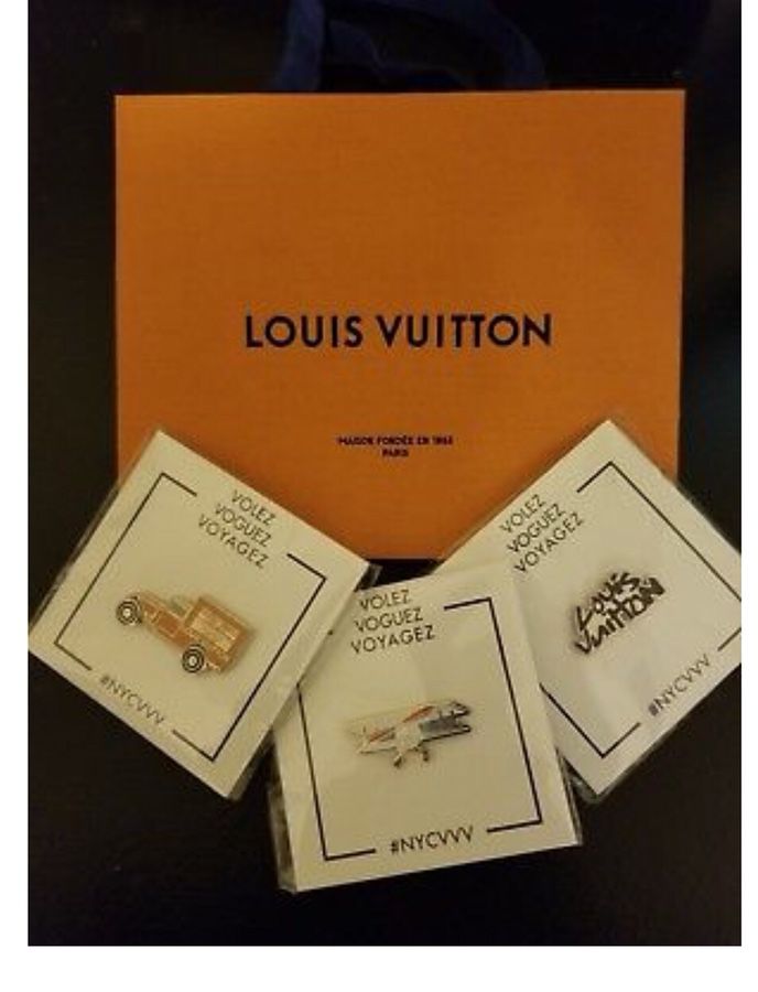 Very Rare Louis Vuitton Pin Collection & Poster for Sale in Brooklyn, NY -  OfferUp