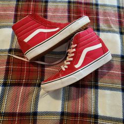 Van's Red Suede Size 8