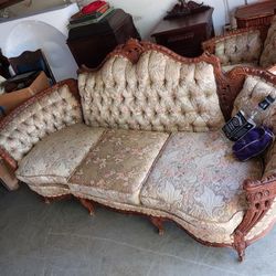 Beautiful Antque Couch With Matching Chair