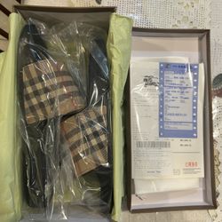 Burberry Slides Size 11 Mens
