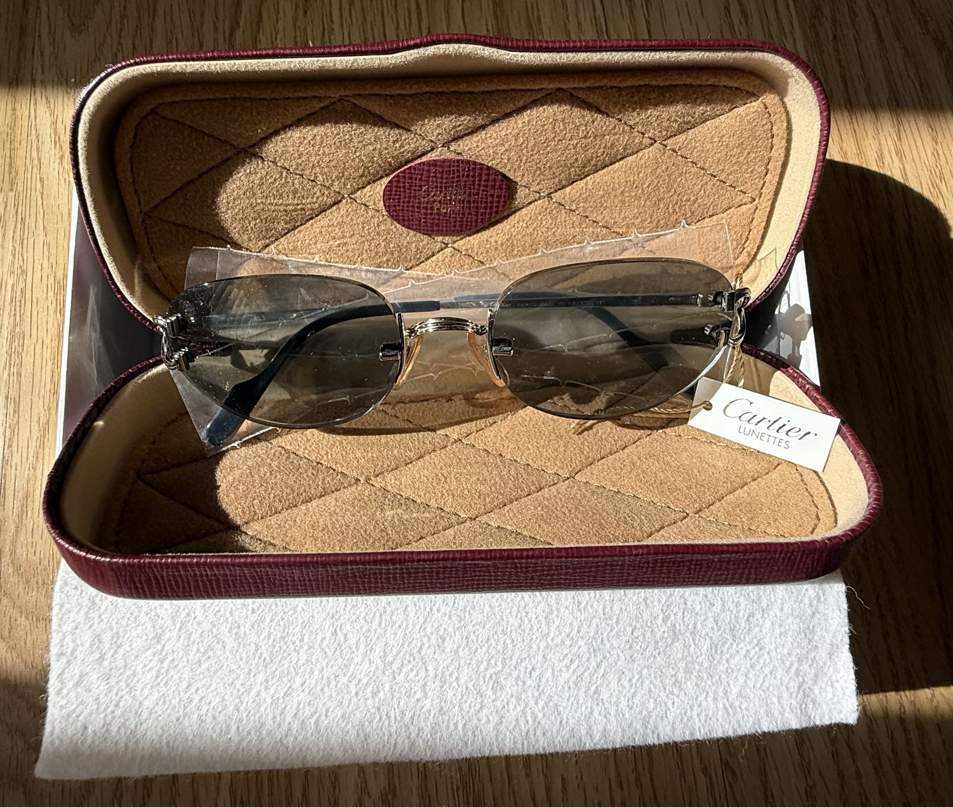 (Brand New) Cartier Vintage Glasses - Gold/Black/Silver - Unisex Male Female