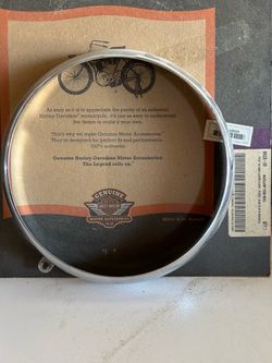 HARLEY DAVIDSON headlamp and passing lamp rings