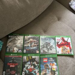 xbox one games (dm whichever interested in) 