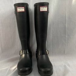 Jimmy Choo Hunter Rain Boots Black Size 6 