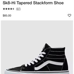 Women’s Sk8-Hi Tapered stack form Van