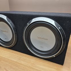 Rockford 10" Subwoofers With Box 