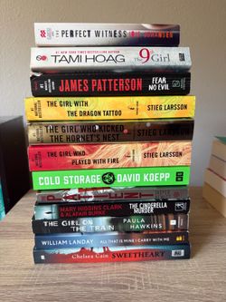 12-Book Thriller/Mystery Bundle – Popular Bestsellers (Larsson Trilogy + More)