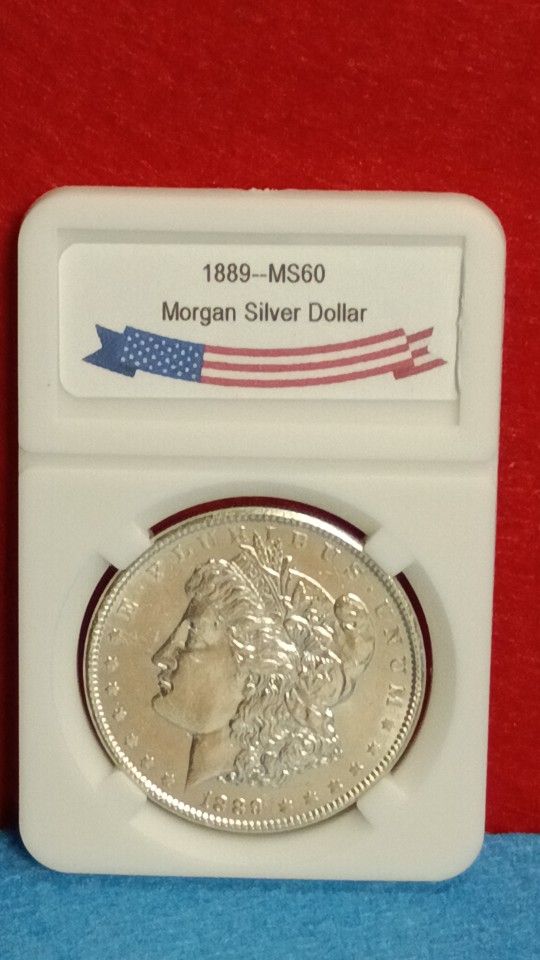 1889 Morgan Silver Dollar MS60
