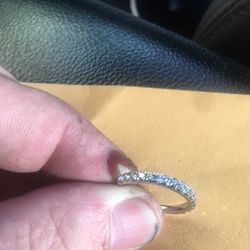 10k White Gold Ring