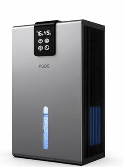 Dehumidifier, Dehumidifiers for Home, 98 OZ Water Tank, (1000 sq.ft) Quiet Dehumidifier for Basement Bathroom Bedroom with Humidity Display, Auto Shut