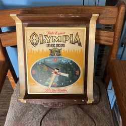 Olympia Beer Wall Clock 