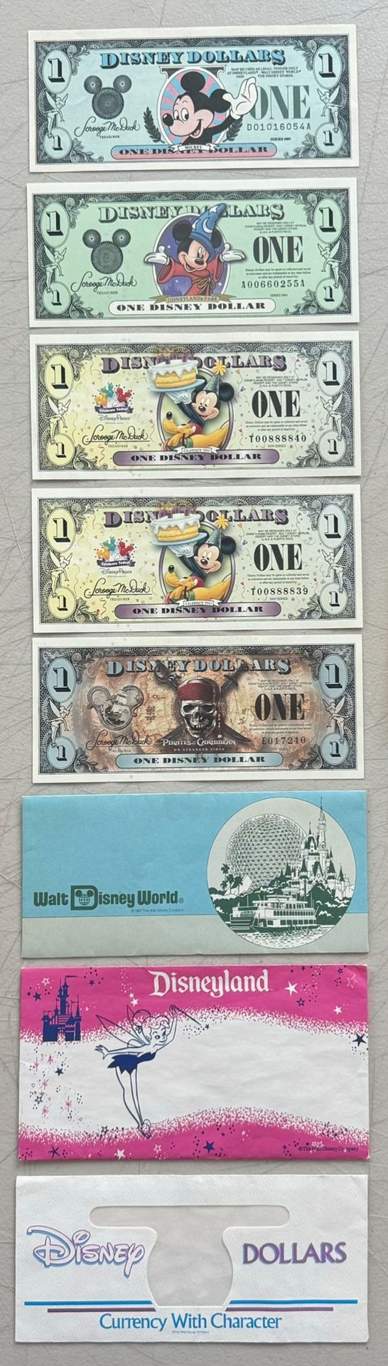 Disney Notes N Envelopes Lot Sale