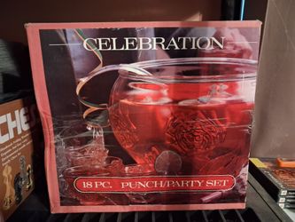 Celebration 18-Piece Glass Punch Party Set