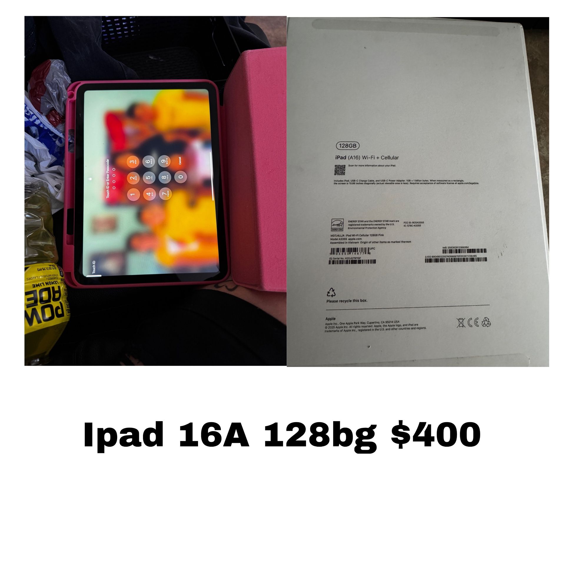 Ipad 16a