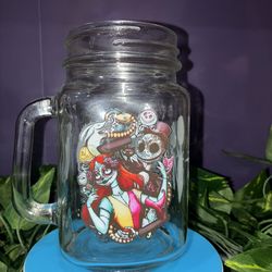 Nightmare before Christmas glass cup