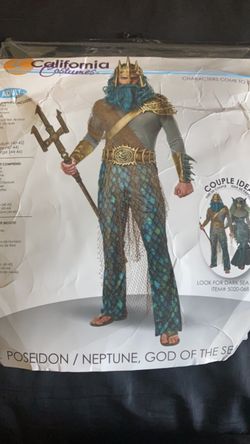 Posiden Neptune God Of The Sea Costume