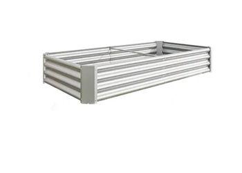 3‘ x 6‘ x 1‘ galvanized metal raised garden bed